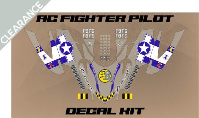 Arctic Cat Firecat Fighter Pilot Decal Kit